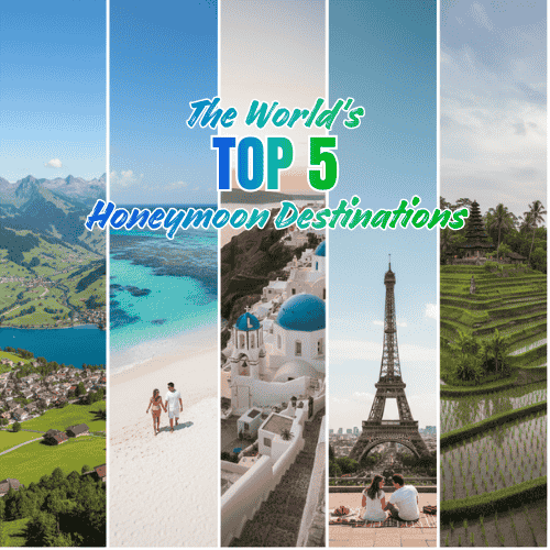 The World's Top 5 Honeymoon Destinations