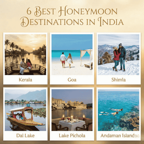 6 Best Honeymoon Destinations in India